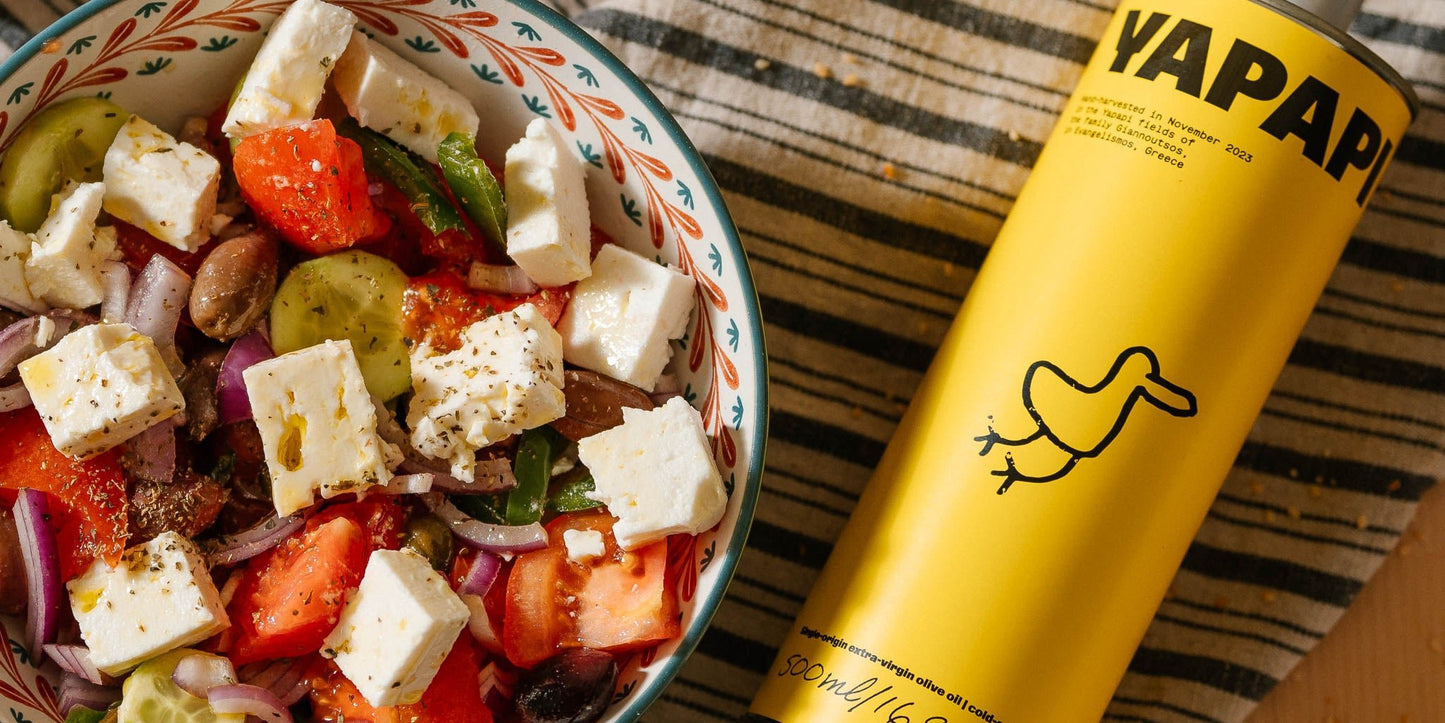 How to make Greek salad - Yapapi