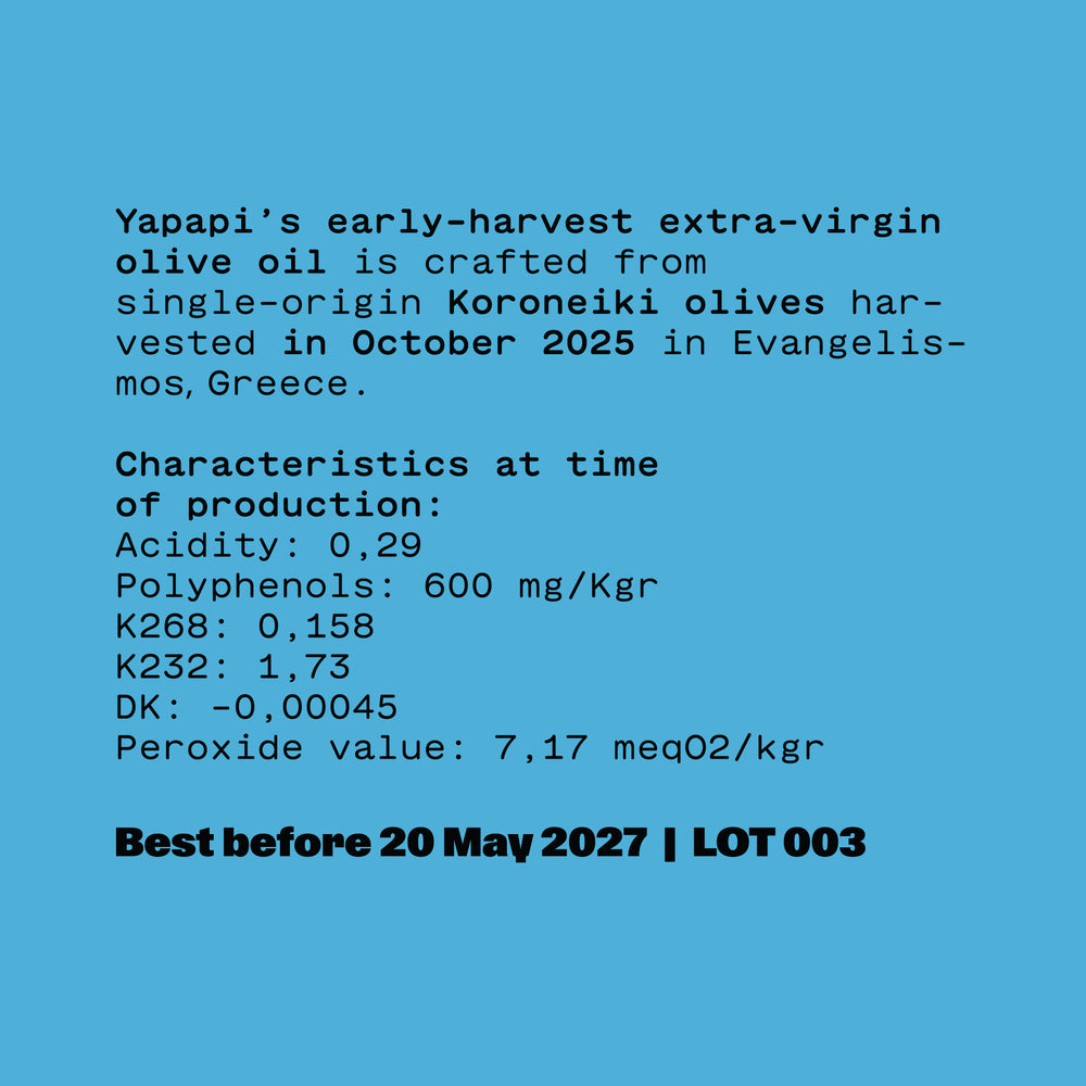 
                  
                    Early-Harvest Single-Origin Extra-Virgin Olive Oil 250ml (2025 Harvest)
                  
                