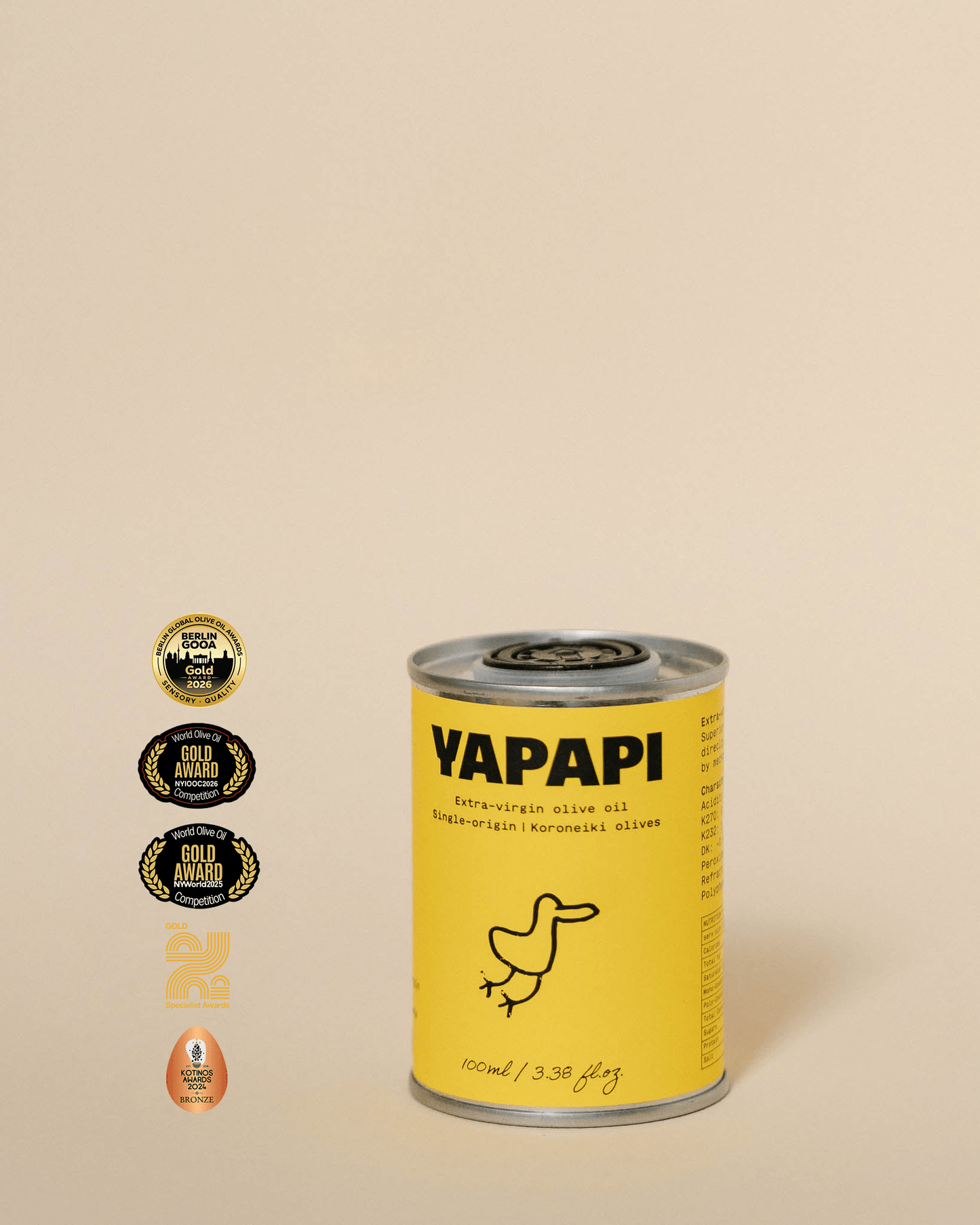 Yapapi - EVOO 100ml (2025 Harvest) - Yapapi